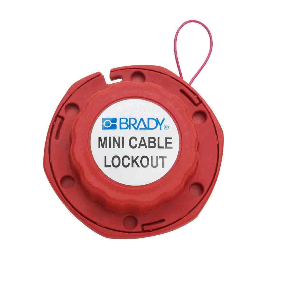 BRADY - MINI CABLE LOCKOUT W/ STEEL CABLE MINI CABLE LOCKOUT WITH STEEL CABLE