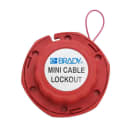BRADY - MINI CABLE LOCKOUT W/ STEEL CABLE MINI CABLE LOCKOUT WITH STEEL CABLE