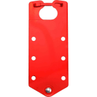 BRADY - BLANK RED ALUMINIUM L/O HASP