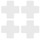 BRADY - TOUGHSTRIPE¿ DIECUT SHAPES (L'S, T'S, +'S, FOOTPRI