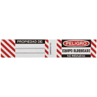 BRADY - B826/B674 LOCKOUT LABELS  6 SETS / PK