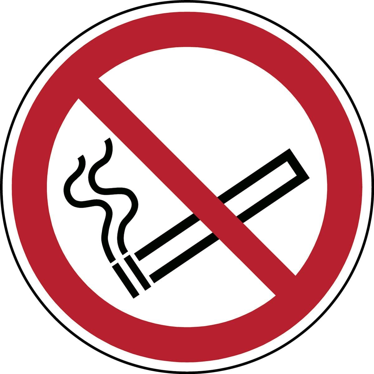 BRADY - CARTEL PROHIBIDO FUMAR PIC P002-DIA 100-PE-CRD/1