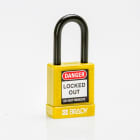 BRADY - SFTY SECU PADLOCK 38MM ST SHA KD YEL/6