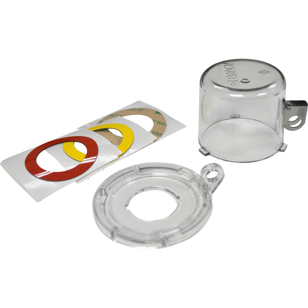 BRADY - 30MM CLEAR PUSH BUTTON LO W/ STD COVER ""CLEAR PUS