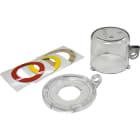 BRADY - 30MM CLEAR PUSH BUTTON LO W/ STD COVER ""CLEAR PUS