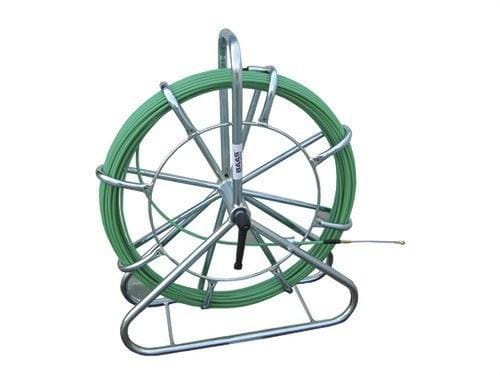 PROIMAN - GUIA PASACABLES FLEJE ACERO-NYLON 6 M/M 100MT.+CONTENEDOR VERTIC. 550 M/M