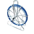 PROIMAN - GUIA PASACABLES HELICOIDAL TRENZADA  P.INTERC. AZUL 5,2 M/M 50MT+CONTEN.