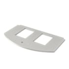 OBO BETTERMANN - Placa montaje GESR2MP R2 2A para 2x tipo A inoxidable