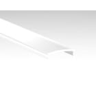 Sin Marca - Difusor de policarbonato blanco compatible con los perfiles TSL-S13, TSL-E13.