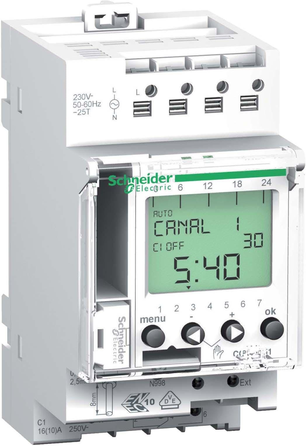 Schneider Electric - Interruptor horario intuitivo IHP +1C semanal