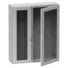 Schneider Electric - Armario poliéster PLA 750x1000x320 puerta vidrio 7035