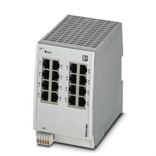 PHOENIX CONTACT - Conmutador Managed Switch 2000 16 puertos RJ45 10/100 MBit/s índice de protection  IP20