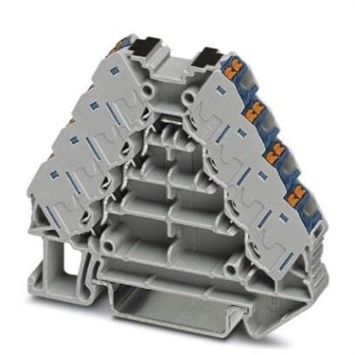 PHOENIX CONTACT - Distribuidor conexión Push-in 2P PTRV 4-PV BU
