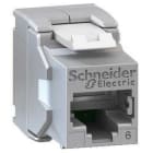Schneider Electric - Conector RJ45 categoría 6 FTP KEYSTONE blanco