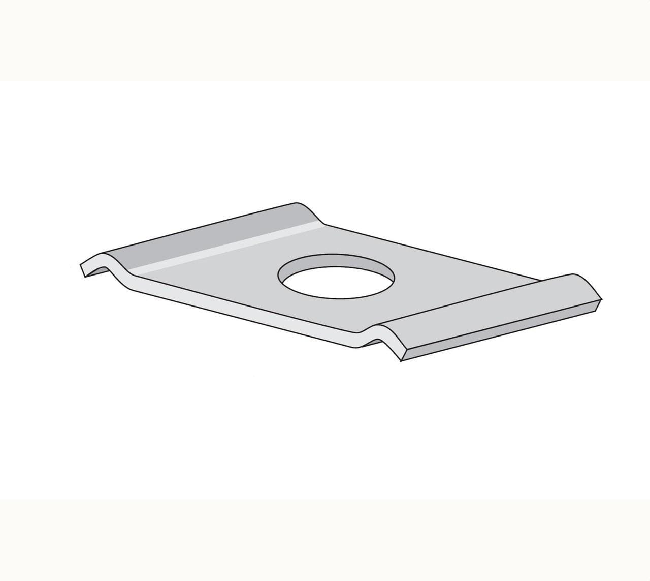 INTERFLEX - Soporte central para VIAFIL R0607 cincado galvanizado