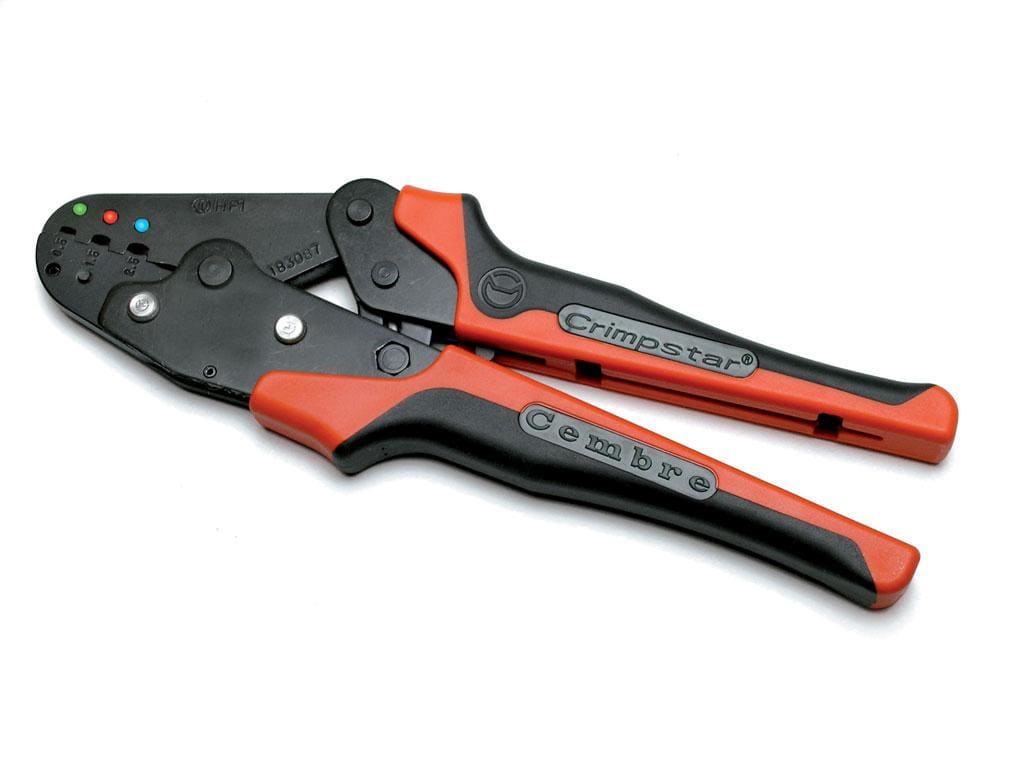 CEMBRE - Herramienta manual serie Crimpstar HP1 terminales preaislados para secciones 0,2-2,5mm²