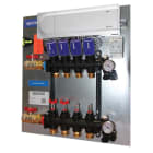 UPONOR - Caja de colector premontada conexión izquierda 10 salidas 760x670x80mm Comfort Port+Smatrix Base para instalaciones de suelo