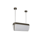 NORMALUX - Suspensión techo 300 VOLUTTA 300x5x5mm antracita
