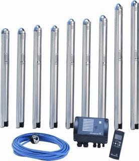 GRUNDFOS - Paquete con bomba sumergible SQE3-65