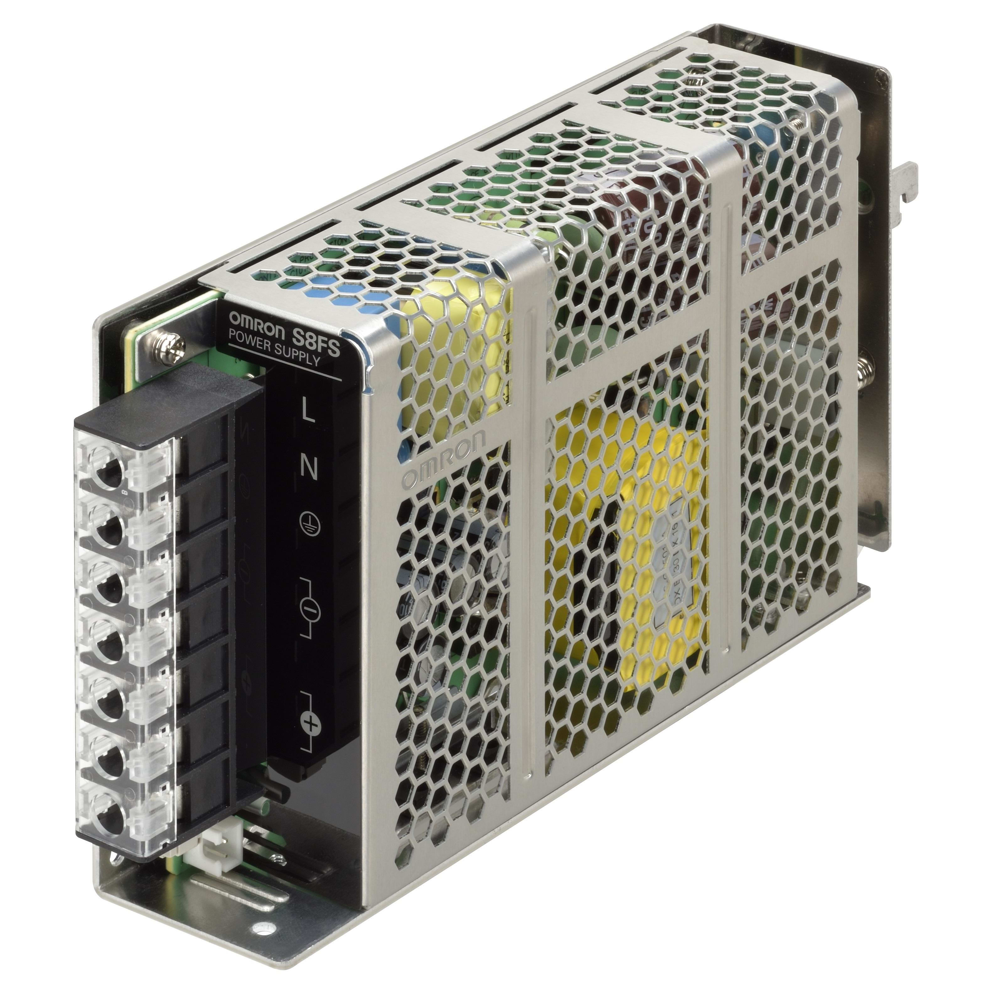 OMRON - Fuente de alimentación 150W entrada de 100A 240V CA salida 24V CC 65A montaje en carril DIN