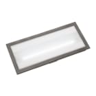 NORMALUX - Luminaria emergencia empotrar VOLUTTA LED 180lm 1h permanente 360x166x40mm antracita