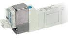 SMC - SY3220-5WAOU-C6-Q ELECTROVÁLVULA DE 5 VÍAS, 24 VCC, CONEXIÓN TUBO 6