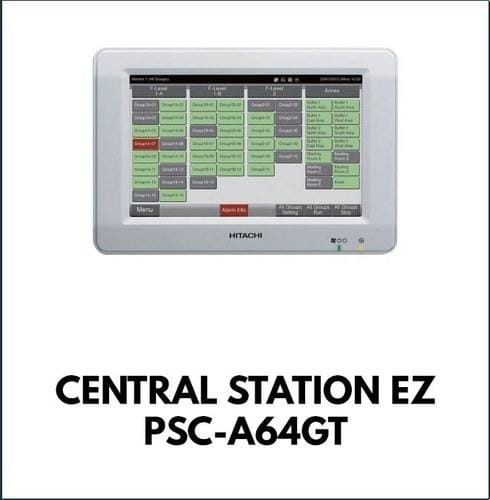 HITACHI - Mando centralizado cableado con pantalla táctil modelo PSC-A64GT