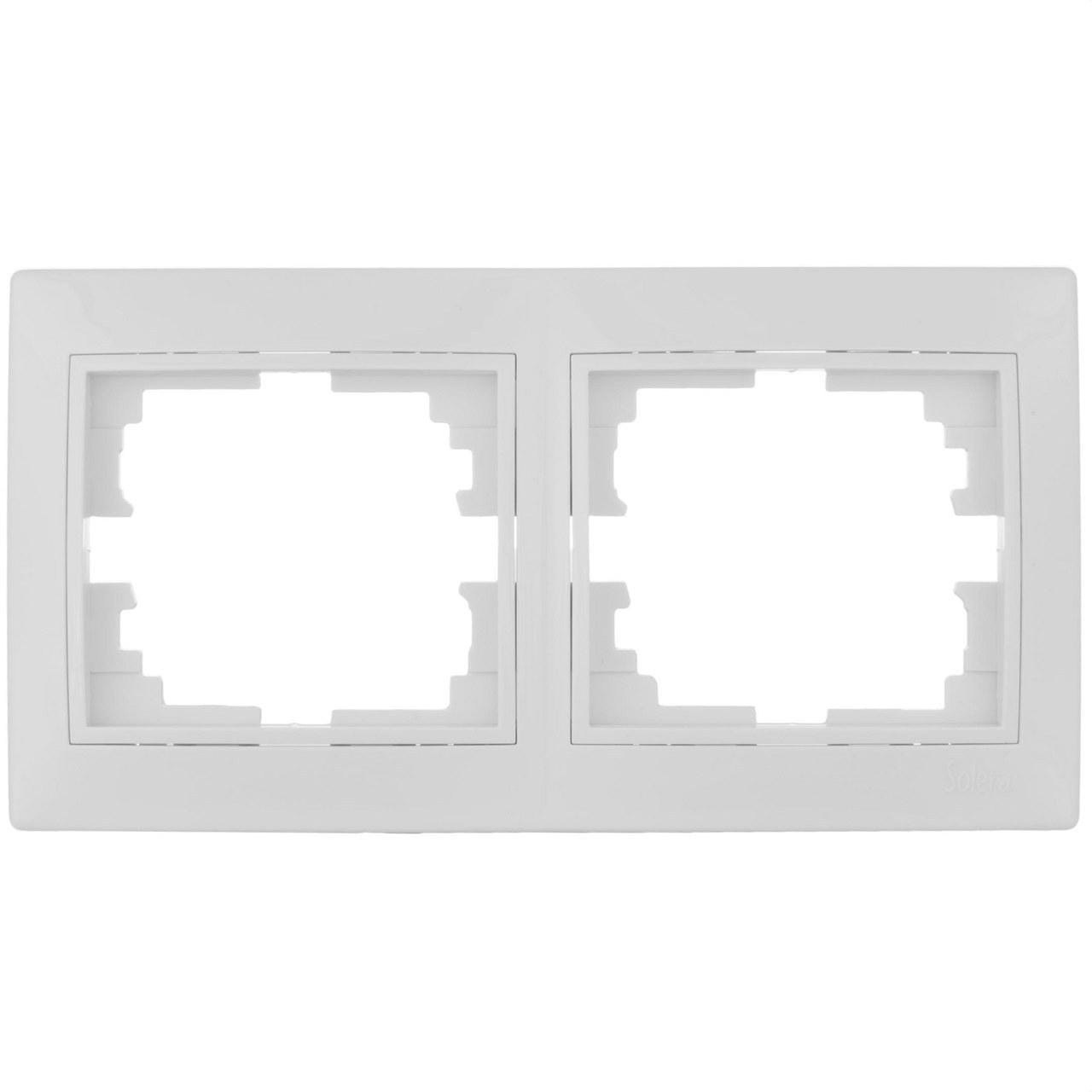 SOLERA - Marco 2 elementos 154x81x10 blanco