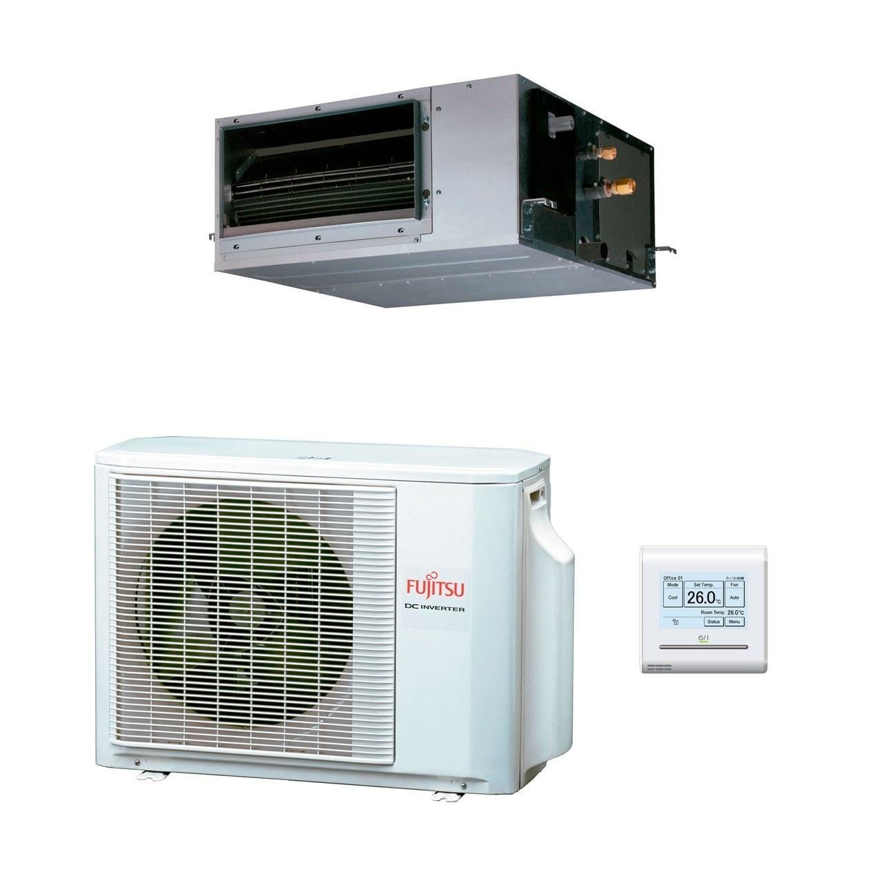 FUJITSU - Conjunto 3NGF8956 + 3NGF8957 split conducto ACY40UIA-LB