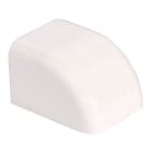 VECAMCO - Tapa final curvada para canal 65x50 blanco