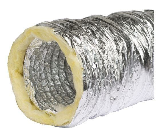 VECAMCO - Tubo termo fónico flexible aluminio 2 pared diámetro 127