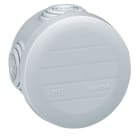 LEGRAND - Caja de derivación para conexiones, Plexo IP55, redonda Ø60mm, altura 40mm para cables y tubos de 4 a 20mm. Color gris