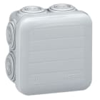 LEGRAND - Caja de derivación para conexiones, Plexo IP55, cuadrada. Dimensiones: 65x65x40mm. 7 conos. Color gris