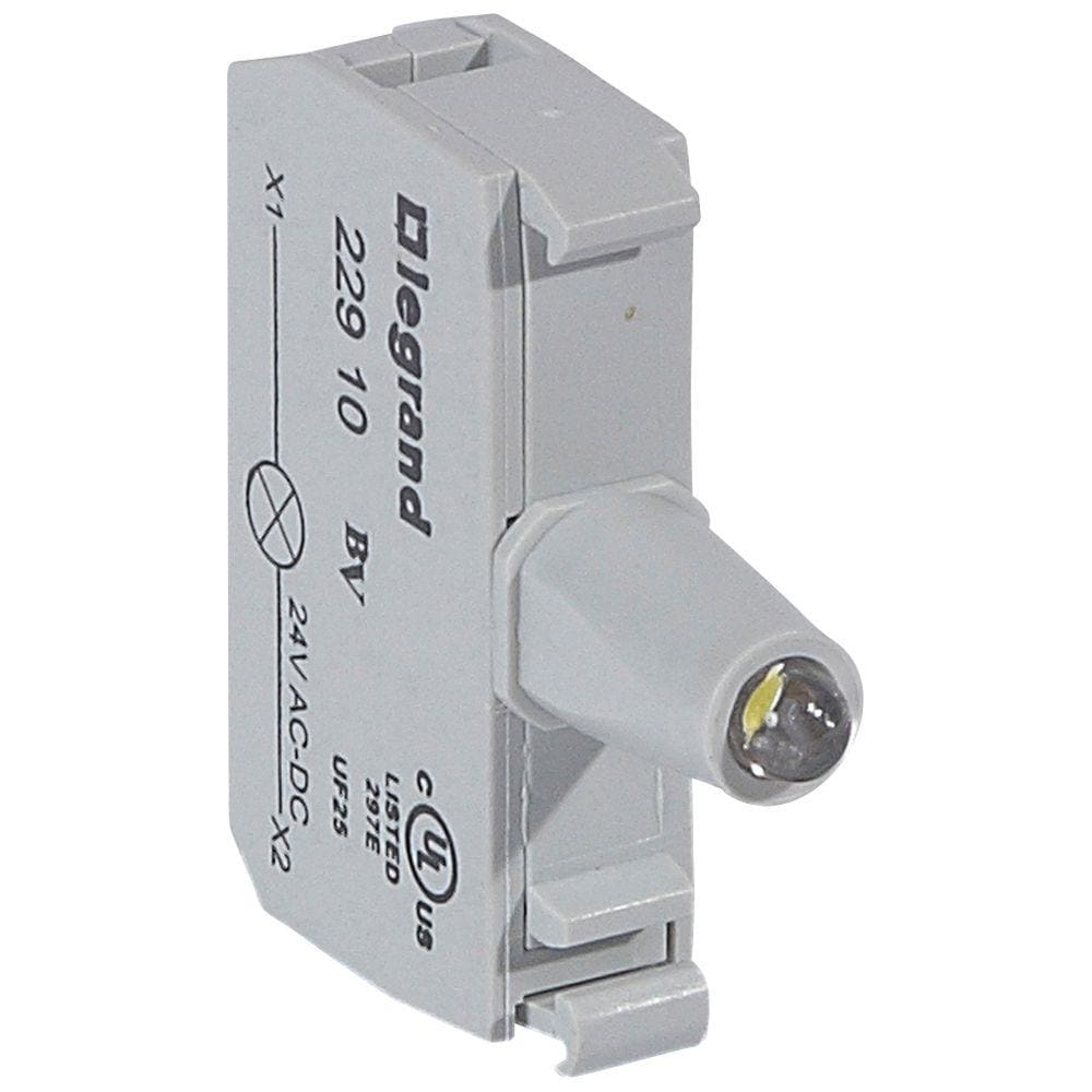 LEGRAND - Bloque para empalme de cabezal de luz Osmoz - 12V a 24V alterna o directa - blanco