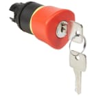 LEGRAND - Pomo Ø40 n°455 con llave parada de emergencia IP69 Osmoz modular - rojo