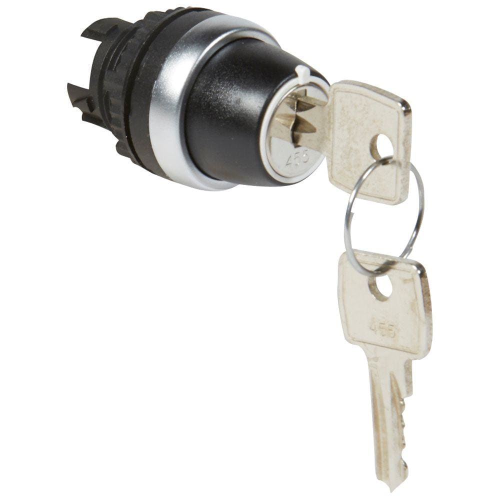 LEGRAND - Mando giratorio no iluminado con llave n°455 IP69 Osmoz modular - 2 posiciones fijas 45°