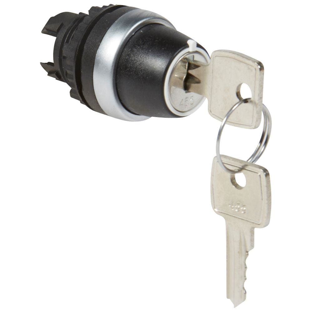 LEGRAND - Mando giratorio no iluminado con llave n°455 IP69 Osmoz modular - 3 posiciones fijas 45°