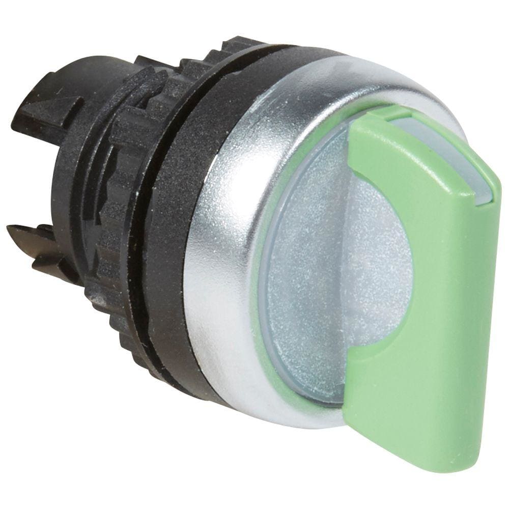 LEGRAND - Selector luminoso con maneta verde IP69 Osmoz modular - 3 posiciones fijas 45°