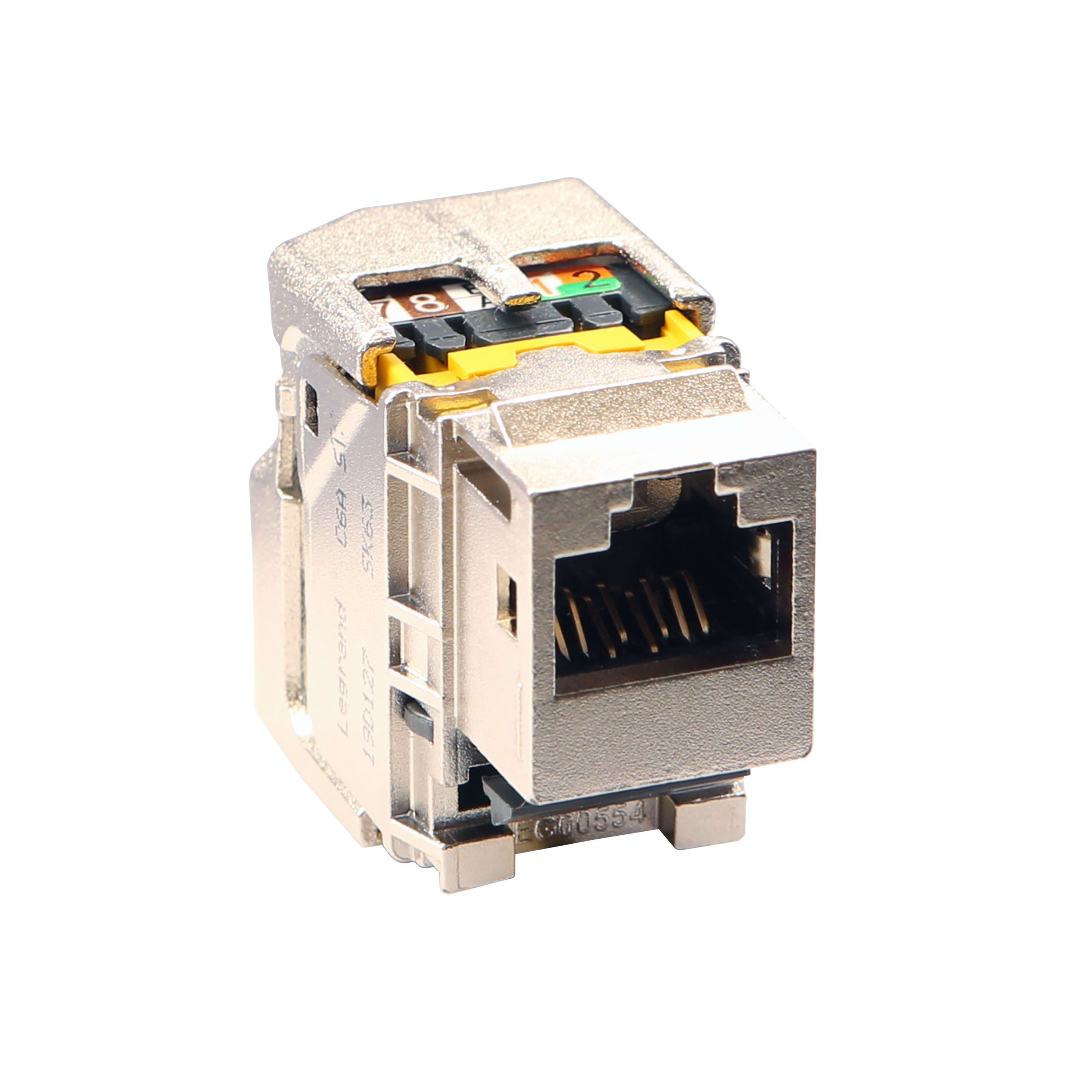 LEGRAND - Enchufe Keystone RJ 45 categoría 6 STP conexión rápida de crimpado