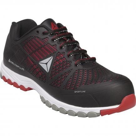 DELTA PLUS - SPORT / ZAPATO S1P SRC HRO NEGRO/ROJO  T/42