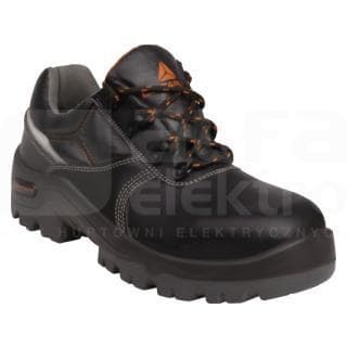 DELTA PLUS - Zapato de piel CRUPON pigmentada 37 negro