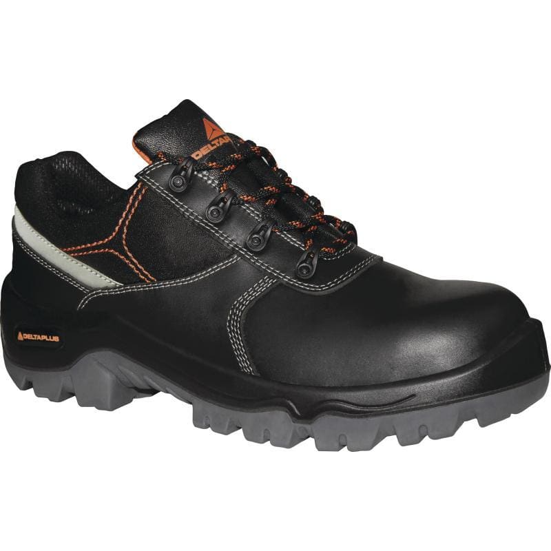DELTA PLUS - Zapato de piel CRUPON pigmentada 47 negro