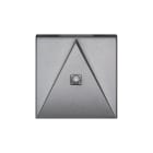 NORMALUX - Baliza emergencia empotrable SENDA 1h permanente LED blanco triangular aluminio