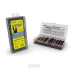 ETELEC - Juego de fundas termo retráctiles de poliolefina de bajo espesor 10cm negro (170 unidades)
