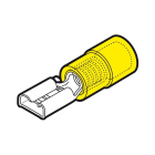 CEMBRE - Terminal H preaislado GF-F608 sección 4-6mm² 6,3x0,8mm amarillo