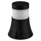 CRISTHER - Baliza MIRCO IP65 23W E27 opal diámetro 140x280 negro