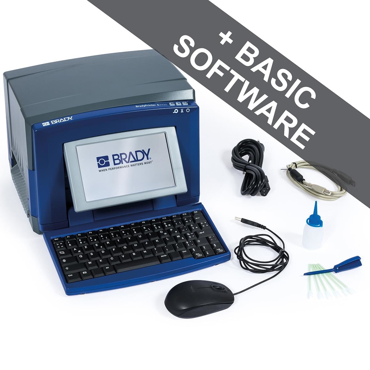 BRADY - S3100 SIGN AND LABEL PRINTER - QWERTY EU S3100-QY-EU