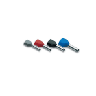 CEMBRE - Puntera hueca doble PKT TWIN 2x4mm² largo 12,0mm gris (Bolsa 100u)