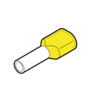 CEMBRE - Puntera hueca doble PKT TWIN 2x6mm² largo 14,0mm amarillo (Bolsa 100u)