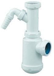 ALIAXIS - Sifón botella extensible S-70 horizontal toma auxiliar 1.1/2"
